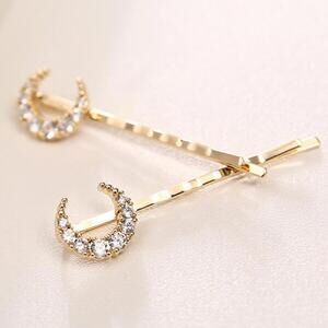 Anthropologie Crescent Moon Bobby Pins